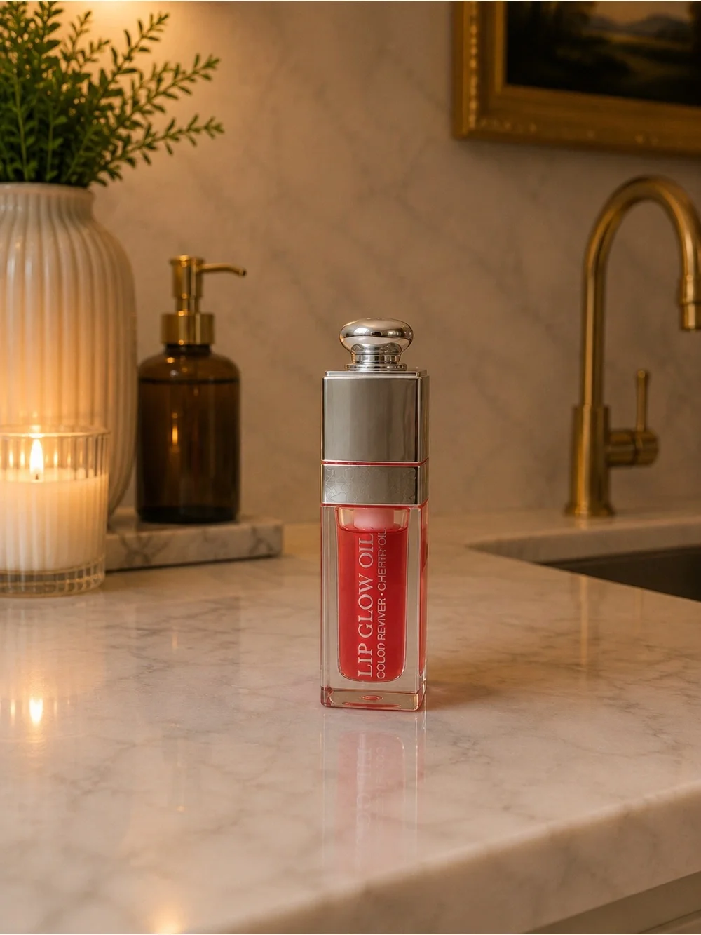Dior Addict Lip Glow Oil 015 Cherry 6mL Full Size